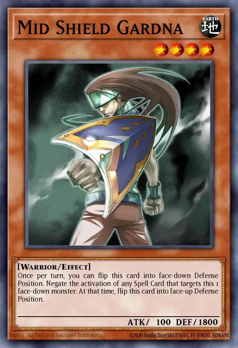Mid Shield Gardna trading card