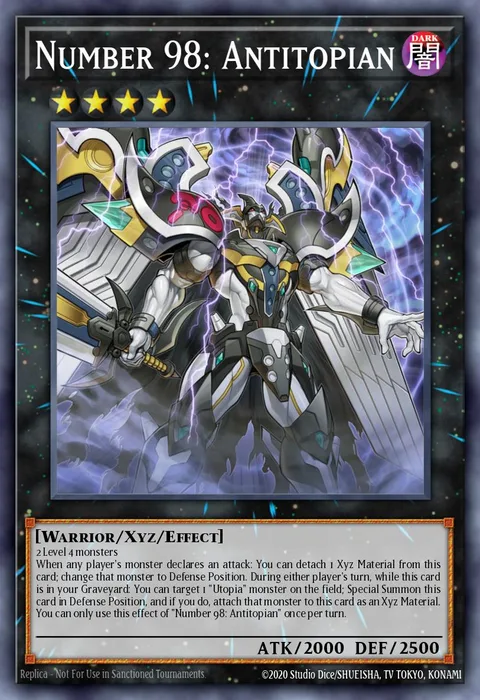 Number 98: Antitopian trading card