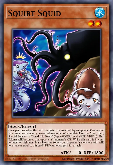 Squirt Squid trading card