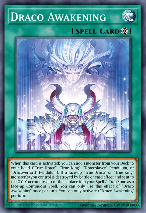 Draco Awakening trading card