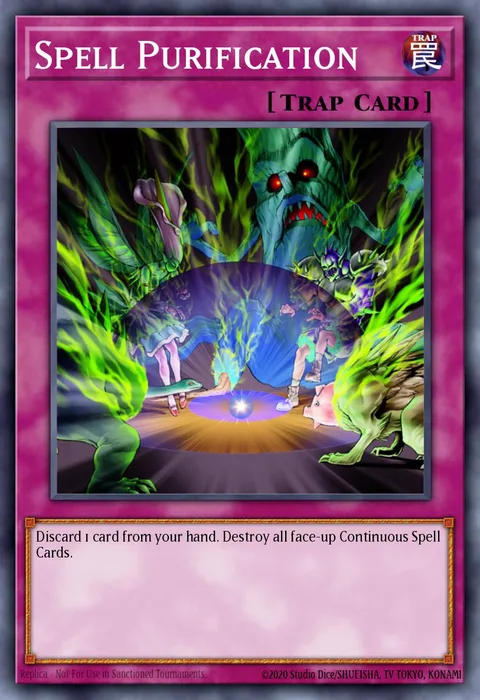 Spell Purification trading card