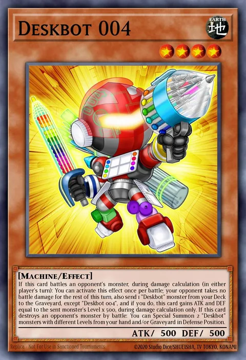 Deskbot 004 trading card