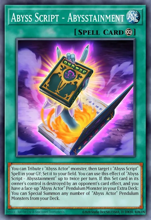 Abyss Script - Abysstainment trading card