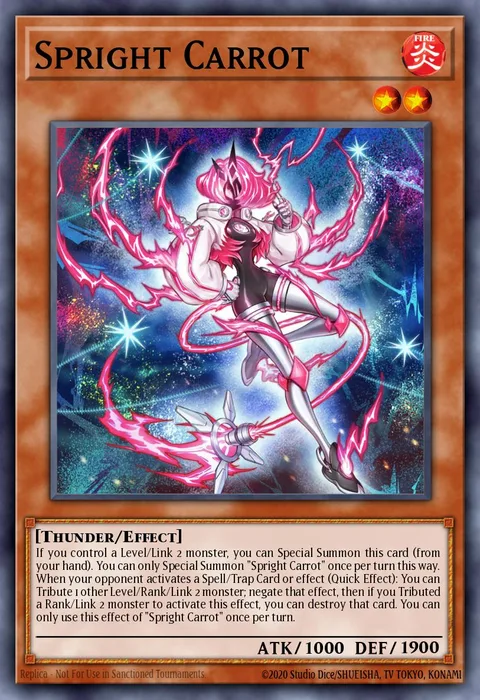 Spright Carrot trading card
