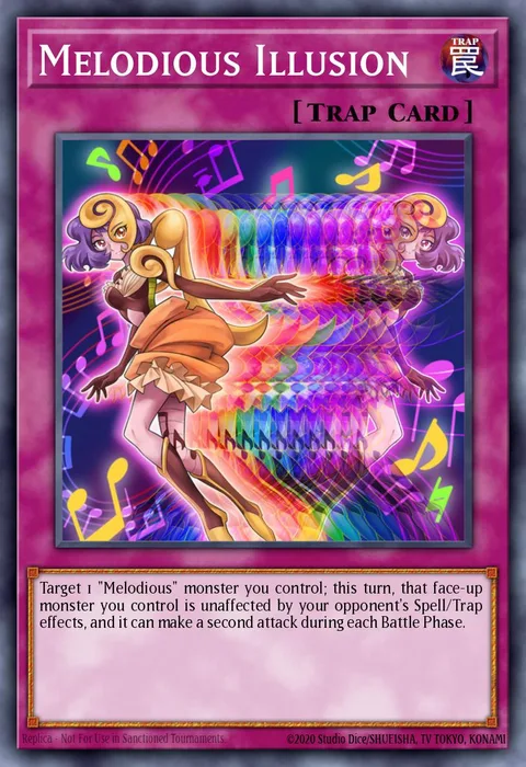 Melodious Illusion trading card