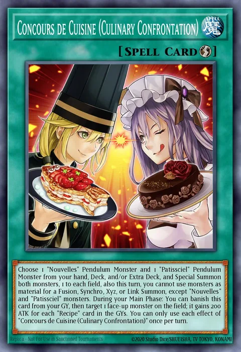 Concours de Cuisine (Culinary Confrontation) trading card