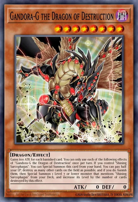 Gandora-G the Dragon of Destruction trading card