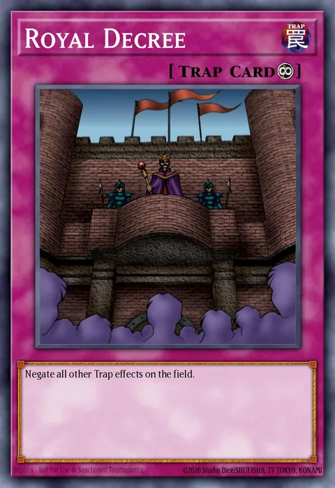 Royal Decree trading card