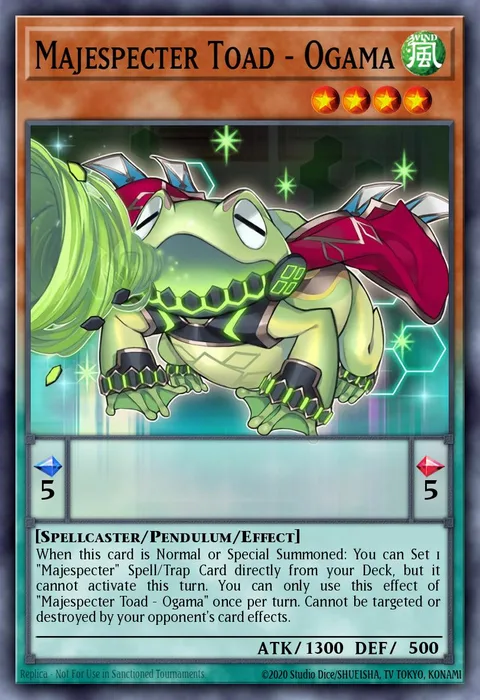Majespecter Toad - Ogama trading card