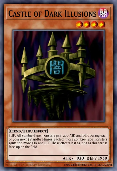 Castle of Dark Illusions trading card