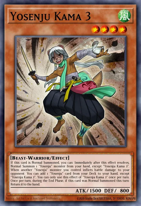 Yosenju Kama 3 trading card