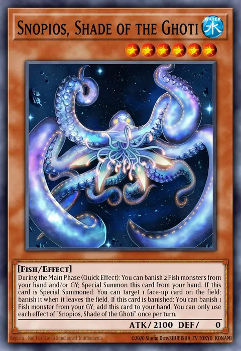 Snopios, Shade of the Ghoti trading card