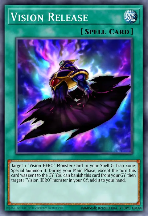 Vision Release trading card