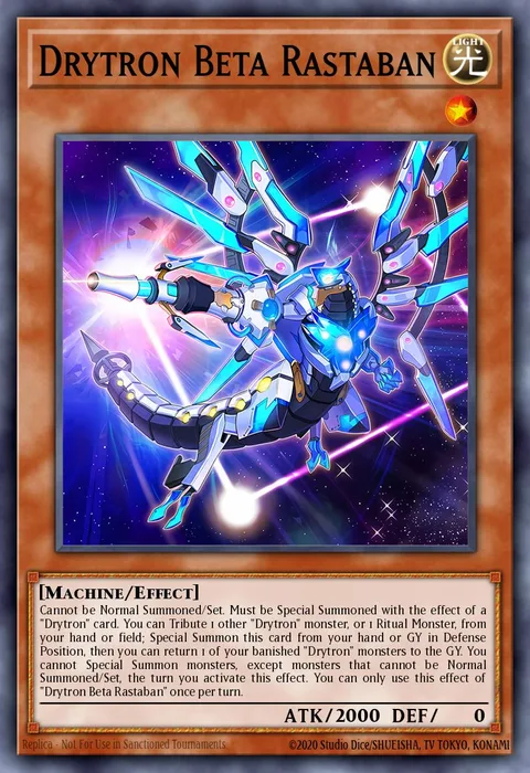Drytron Beta Rastaban trading card