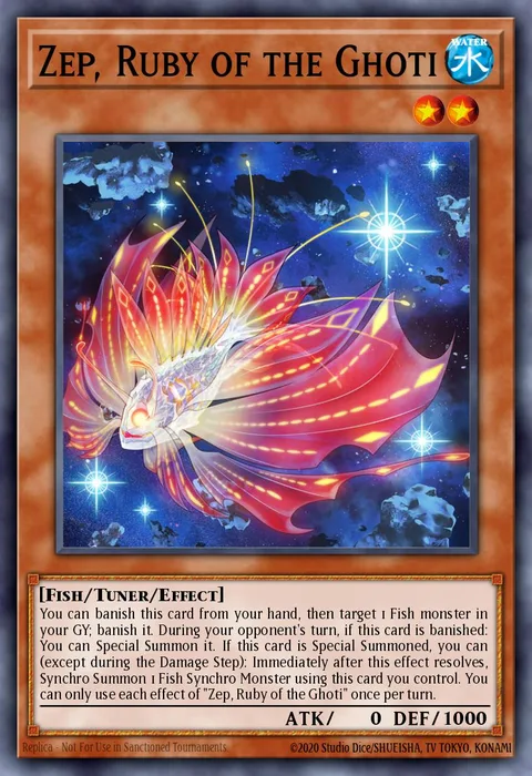 Zep, Ruby of the Ghoti trading card