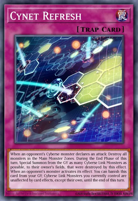 Cynet Refresh trading card
