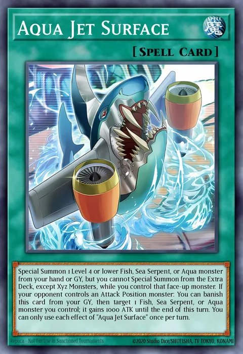 Aqua Jet Surface trading card