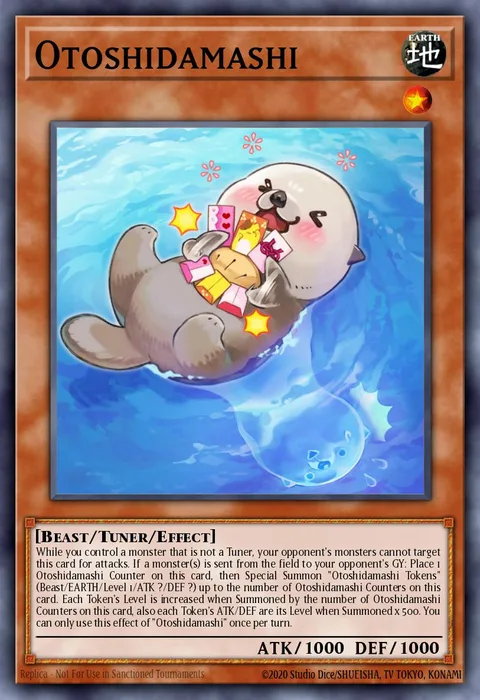 Otoshidamashi trading card