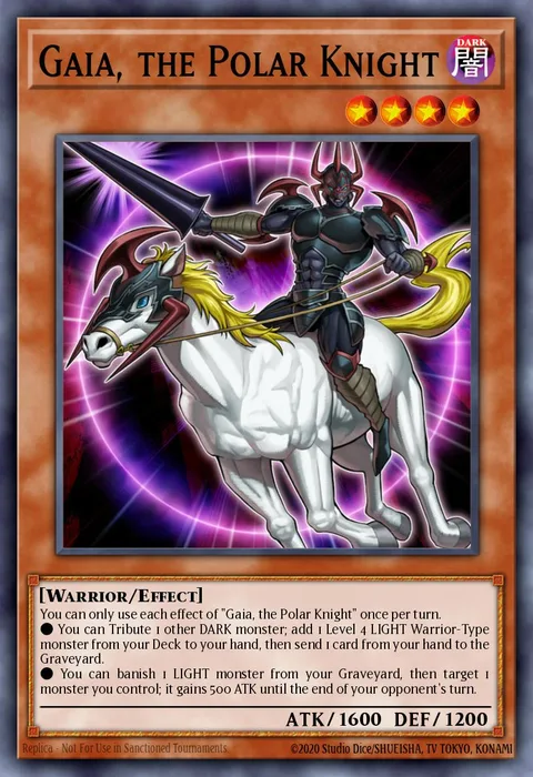 Gaia, the Polar Knight trading card