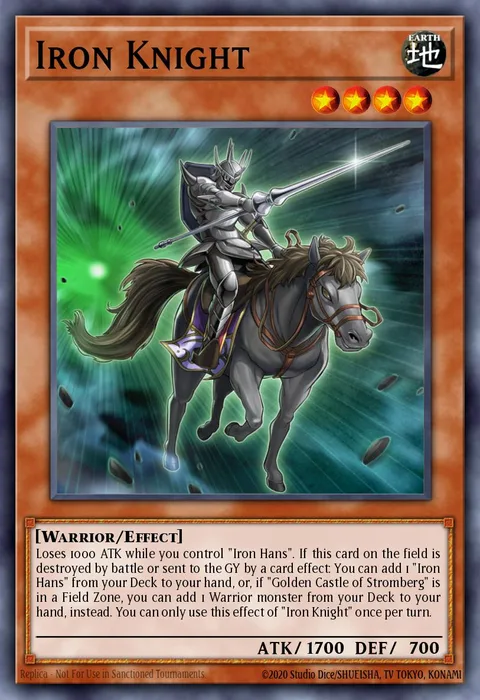 Iron Knight trading card