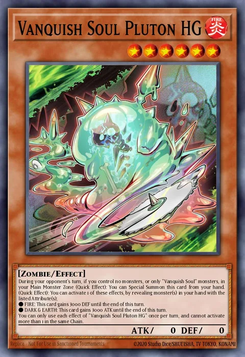Vanquish Soul Pluton HG trading card