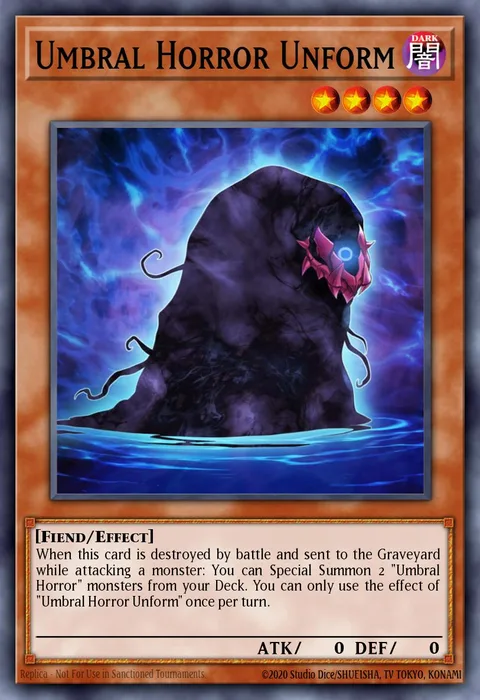 Umbral Horror Unform trading card