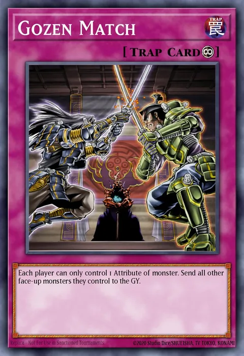 Gozen Match trading card