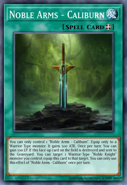 Noble Arms - Caliburn trading card