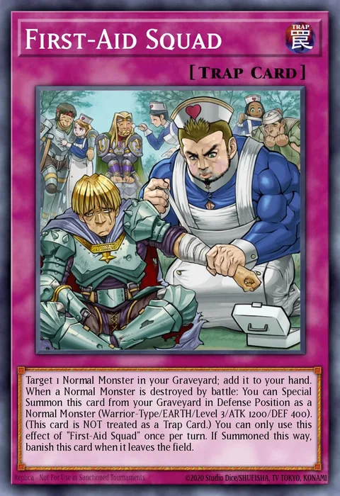 First-Aid Squad trading card