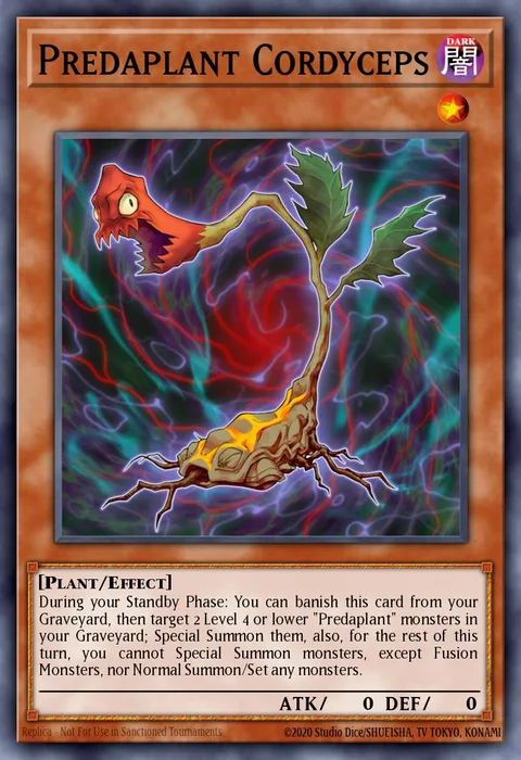 Predaplant Cordyceps trading card