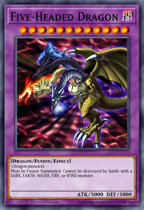 Five-Headed Dragon trading card
