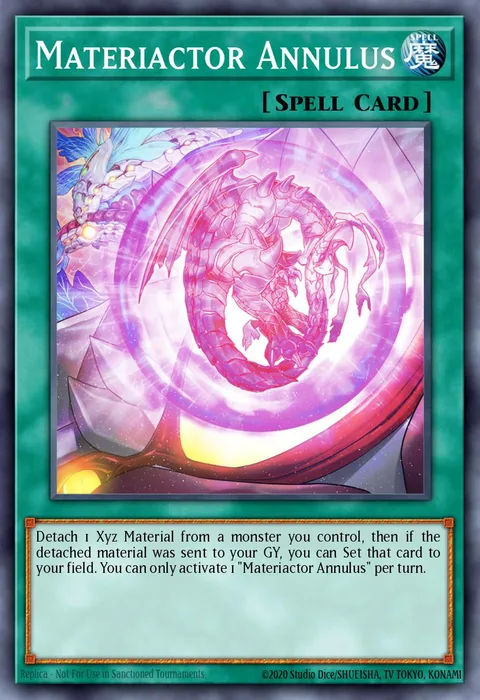 Materiactor Annulus trading card