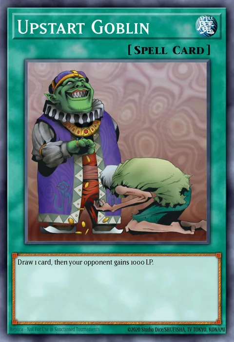 Upstart Goblin trading card