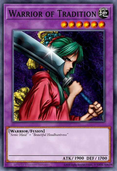 Warrior of Tradition trading card