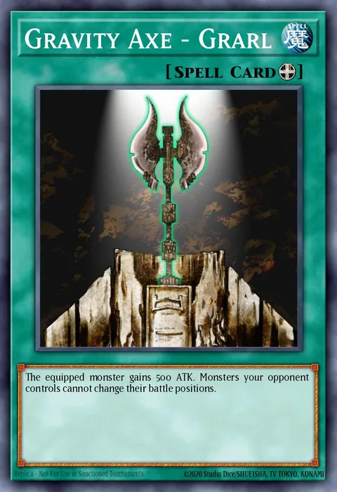 Gravity Axe - Grarl trading card