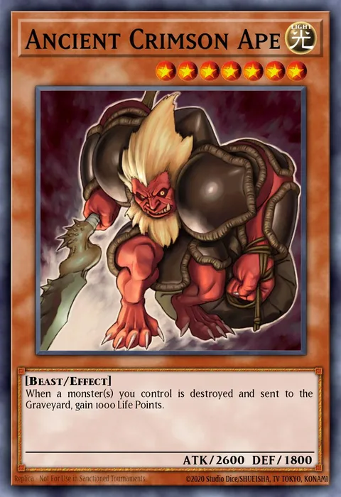 Ancient Crimson Ape trading card