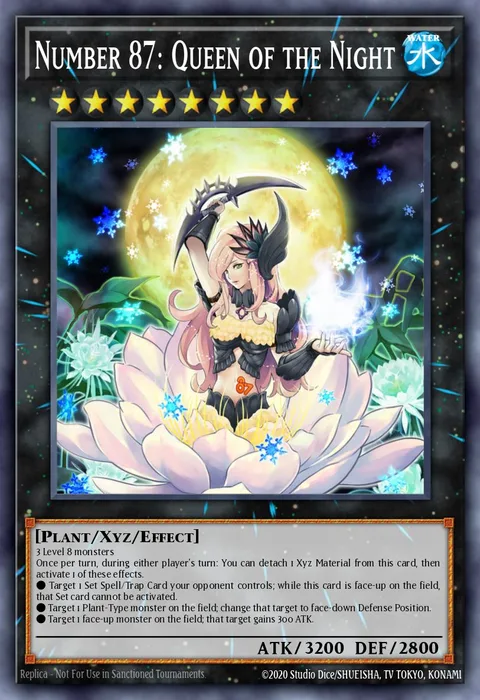 Number 87: Queen of the Night trading card