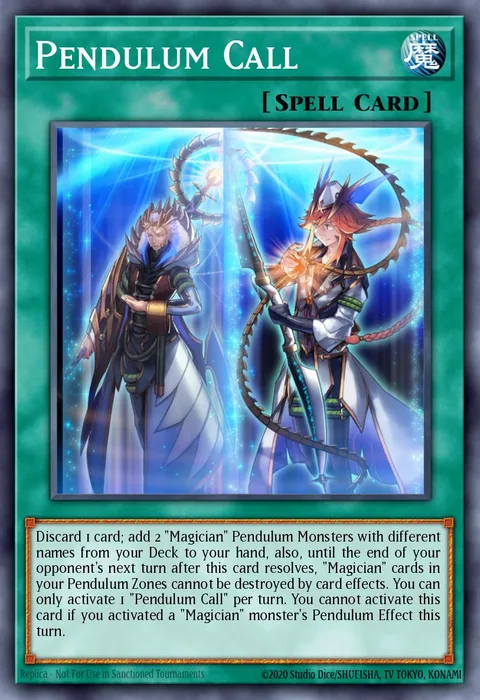 Pendulum Call trading card