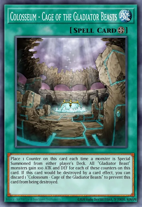 Colosseum - Cage of the Gladiator Beasts trading card