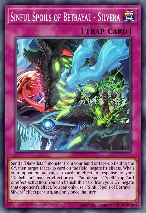 Sinful Spoils of Betrayal - Silvera trading card
