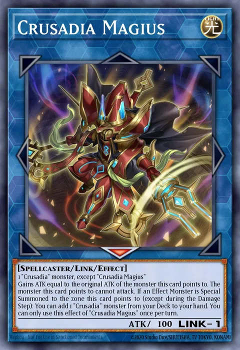 Crusadia Magius trading card