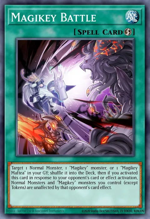 Magikey Battle trading card