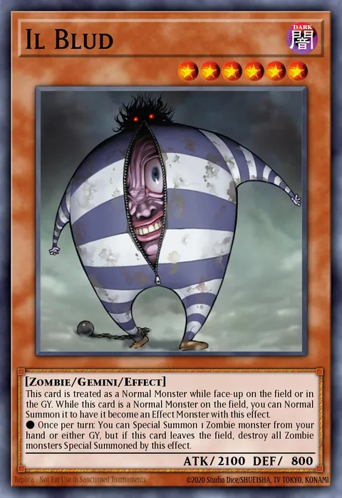 Il Blud trading card