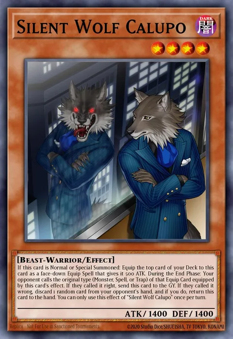 Silent Wolf Calupo trading card