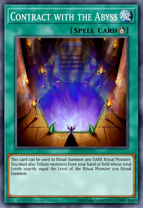 Contract with the Abyss trading card
