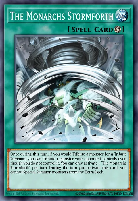 The Monarchs Stormforth trading card