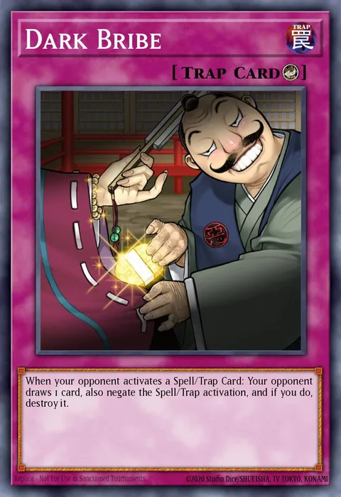 Dark Bribe trading card
