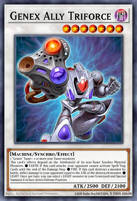 Genex Ally Triforce trading card