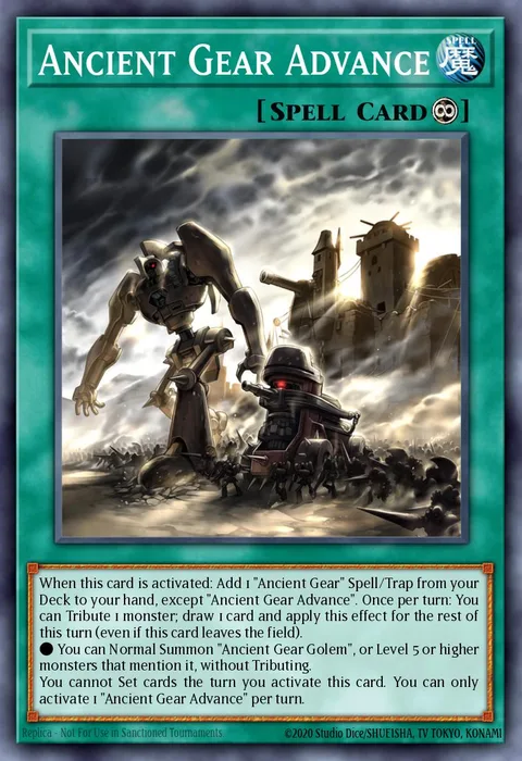 Ancient Gear Advance trading card