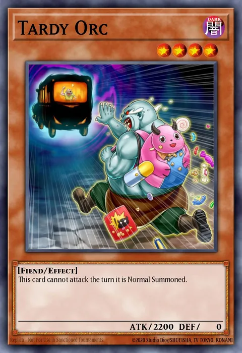Tardy Orc trading card